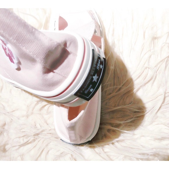 🌸WMNS PINK LOLITA CHUCK STYLE SNKRS FLOWER CHARMS NEW (8)🌸 - Picture 7 of 10